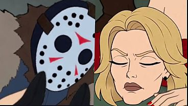 Jason folla a la MILF casada y promiscua Skyler. Parodia de dibujos animados.