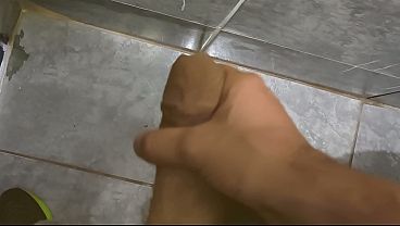 A delicious wank from the big-dicked cuckold.