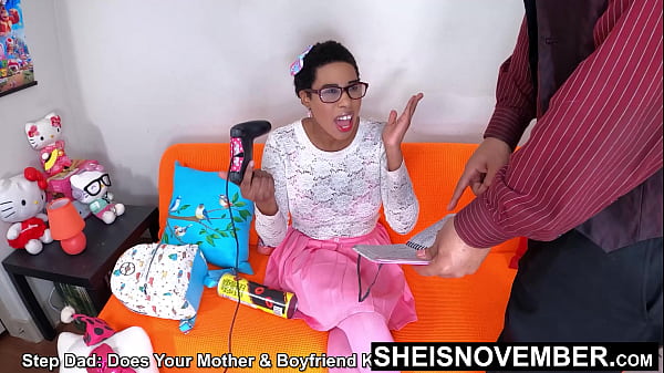 6ofps Newest Drama Reality Fauxcest Plot: Stepdad Stealing My Diary: Pressuring Me For Aggressive Missionary Pussy Fuck, Huge Saggy Tits Out, Cute Black Nerd Stepdaughter Sheisnovember Fucked Sideways Legs Up, Big Cock Drilling By Msnovember