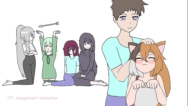 Cat's head pat Minecraft anime ep 5
