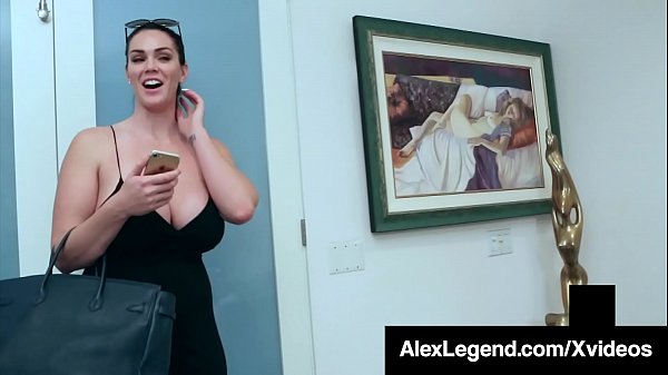 ¡La morena tetona Alison Tyler follada por la leyenda de la polla gorda!