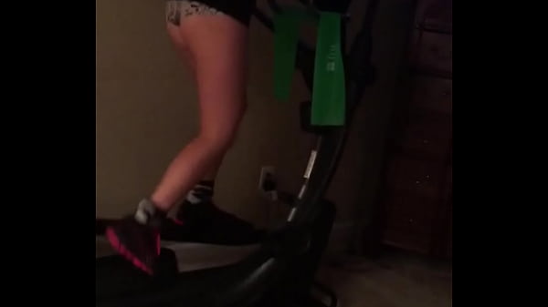 Asian wife homemade workout