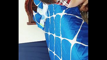 Pareja venezolana teniendo sexo casero fuerte e platos