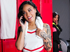 Fucking The Locker Room Perv Featuring Honey Gold and Kaylani Lei - Brazzers HD