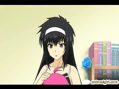 Bondage hentai cutie hot doggystyle fucked by shemale anime