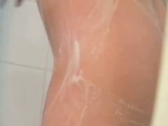 Natural busty gf lets a pervert guy screws her newly shaved puss