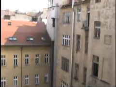 Lesbian girlfriends double toying while making a sextape