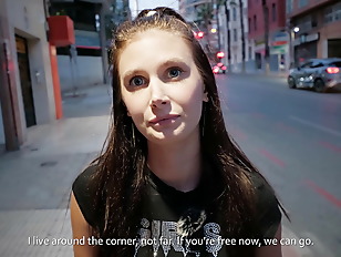I saw her on the street and decided to make a little extra money