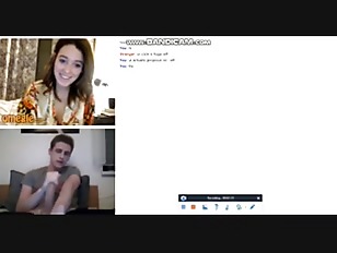 Omegle shocked girl flashing amazing big tits