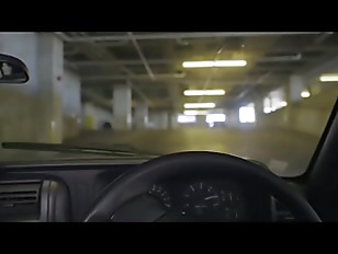 Stepbrother Tricks His Piece Of Fuck Meat Of A Stepsister To Deepthroat Him In The CarsxWx
