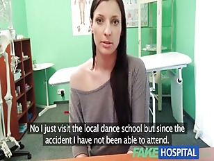 FakeHospital Hidden cameras catch female patient using massage tool for an orgasm