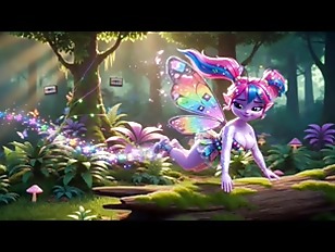Tiny Forest Fairy Satisfied in a Wild Way - Ai Generated Porn
