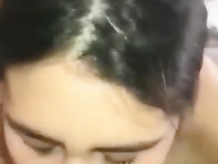 cutie mexican friend sucking my dick like a pro
