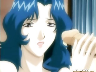 Hentai hot sucking stiff cock and fingering pussy