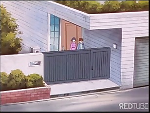 Hot anime sex takes place in the bedroom