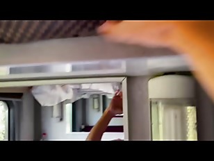 Picked up a Married beauty and fucked her right on the TrainyKj8