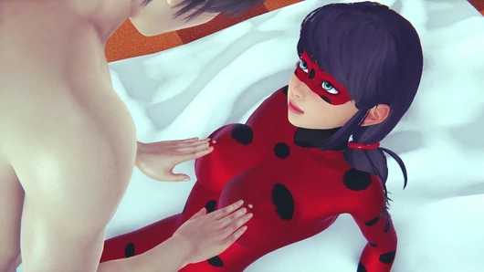 ladybug rulee4 ed hentai animation %e2%ef%ef busty red latex heroine engages in bed play%2c standing cunnilingus%2c and anal vibrator orgasm iie77255i.html